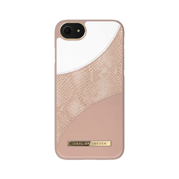 IDeal of Sweden Atelier Case iPhone SE/8/7/6/6S - Blush Pink Snake Rosa