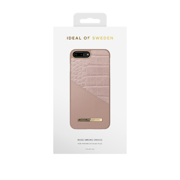 IDeal of Sweden Atelier Case iPhone 8/7/6/6S Plus Rose Smoke Croco multifärg