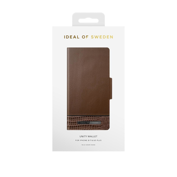 IDEAL OF SWEDEN  Wild Cedar Snake  iPhone 8 / 7 / 6 / 6s Plus Brun