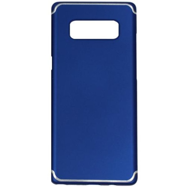 Blått mobilskal med silverram Galaxy Note 8