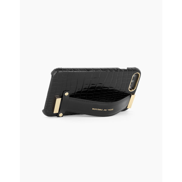 IDeal of Sweden Neo Noir Croco Strap Handle Statement Case för iPhone 6/6S/7/8 Plus Svart