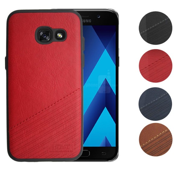 2 st Mobilskal Samsung Galaxy A3 (2017) | Business Case röd Röd