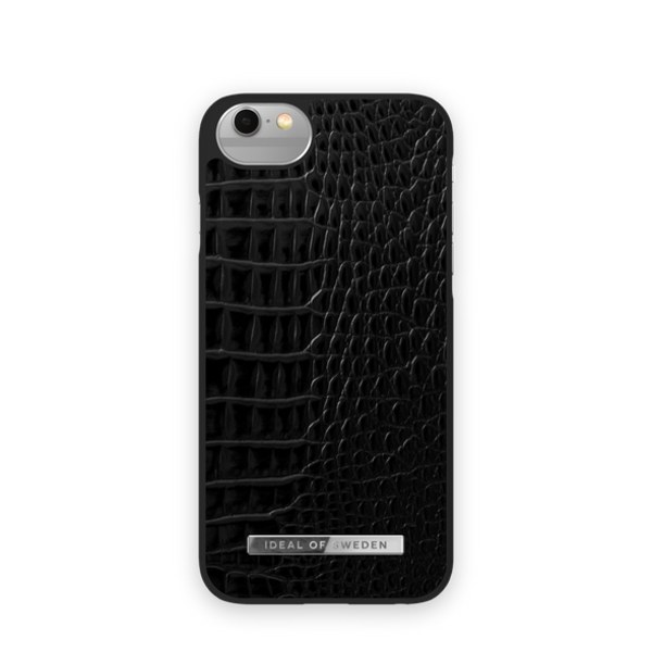 Ideal of Sweden Atelier Case iPhone 8/7/6/6S/SE Neo Noir Croc Svart