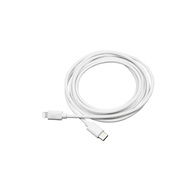 SiGN USB-C till Lightning-kabel 2m, MFi, 3A, 20W Vit