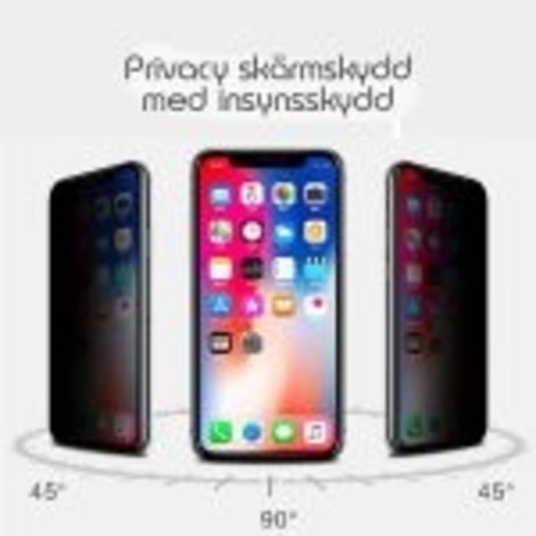 Phonet Härdat Glas Privacy Skärmskydd Samsung Galaxy A25 5G / A15 5G / A34 5G