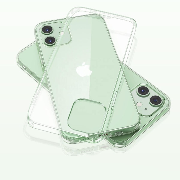 Skal iPhone 11 / XR Phonet Transparent Härdat Glas Mobilskal