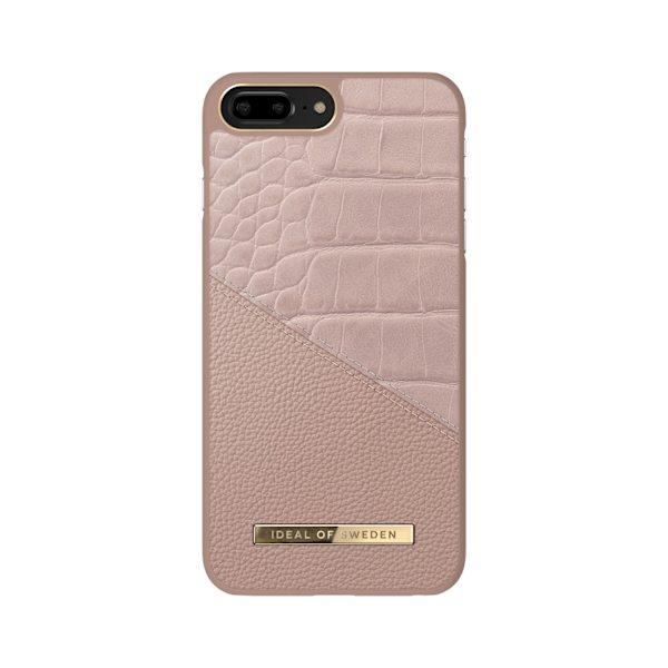 IDeal of Sweden Atelier Case iPhone 8/7/6/6S Plus Rose Smoke Croco multifärg