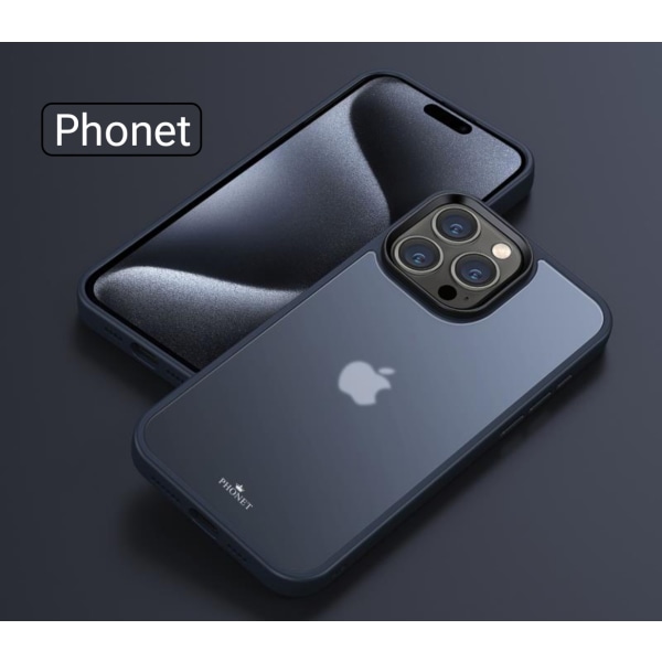 Phonet Mobilskal iPhone 15 Pro - Matte Blå