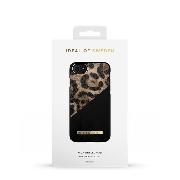 Ideal of Sweden Atelier Case iPhone 8/7/6/6S/SE Midnight Leoprd multifärg