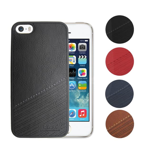 2ST Mobilskal iPhone 5 / 5S / SE | Business Case Premium Mörkblå