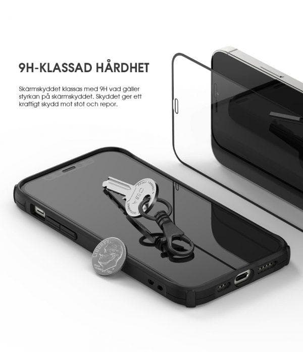 Phonet heltäckande skärmskydd iPhone14 Plus Premium glas