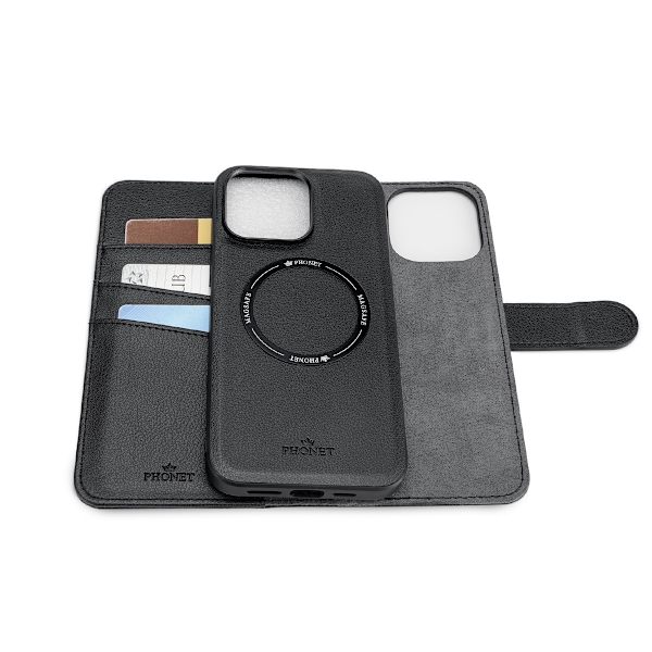 Phonet Magnet Fodral med Magsafe Skal för iPhone 15 Pro Black iPhone 15 Pro
