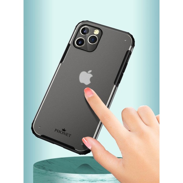 Mobilskal iPhone 13 Mini - Phonet Matte Black transparent
