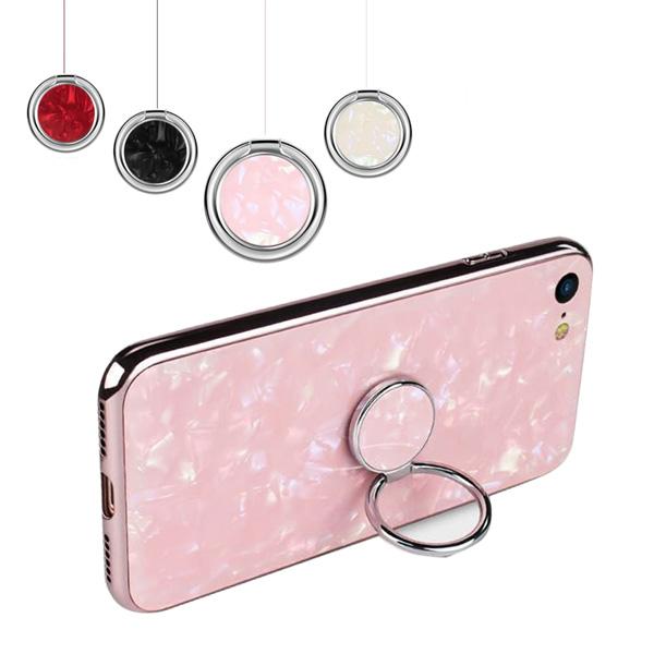 2st Ringhållare med marmorsmönster till din smartphone rosa Rosa