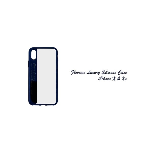 Floveme Luxury Silicone Case iPhone X/Xs Svart