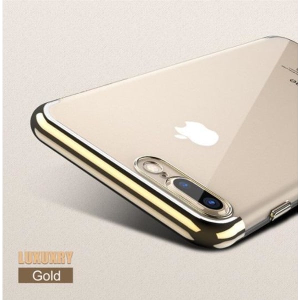 4st skal iPhone 6 Plus / 6S Plus | Röd Skal Rosa guld