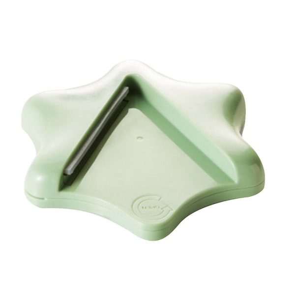 1 st Paste Type Opener Creative Hexagonal Flasköppnare Burk V-formad roterande locköppnare (ljusgrön) grön