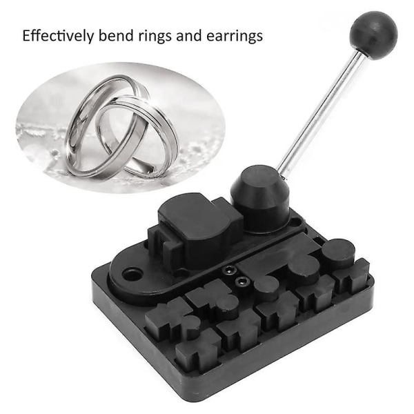 Professionell Ring Bender Ring Making Tool Multifunktionella smycken Verktyg Ring Ring Bending Tool Set svart