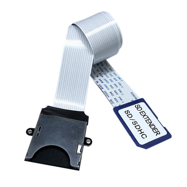 Sd till SD-kort förlängningskabelkort Läsadapter Flexibel förlängare -sd till SD/sdhc/sdxc minneskort E svart