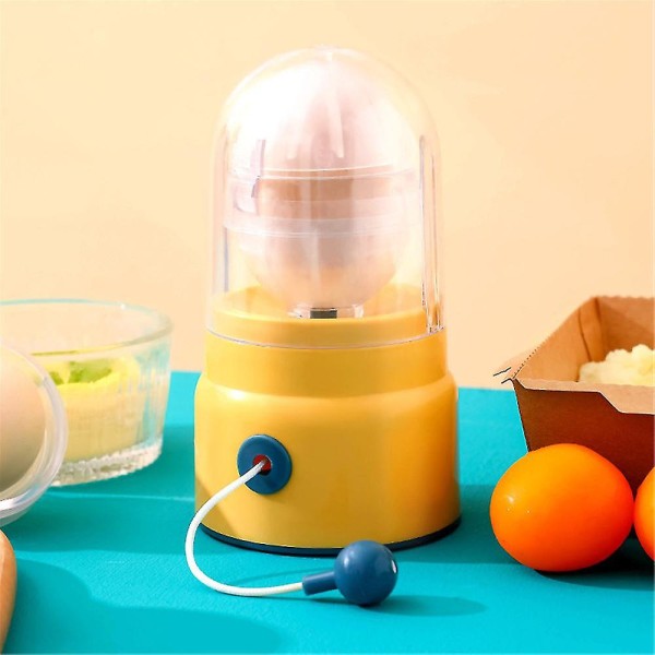 Köksmanual Egg Scrambler Shaker Tool Egg Mixing Maker gul