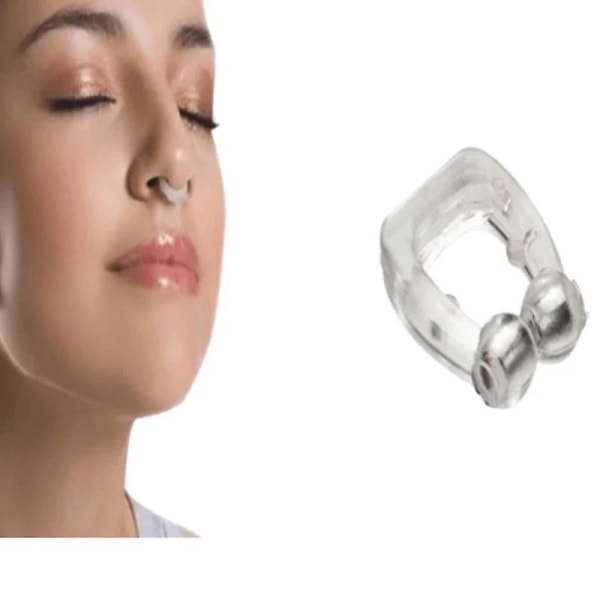 Bekväm att bära Minska Återanvändbar näsklämma mot snarkning Snarkningspropp Förbättrad näsandning Bekväm sömn Snarkningsplugg transparent