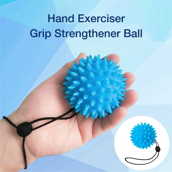 Sports Round Restore Stärk hand/handled/fingerterapi Träningsboll blå