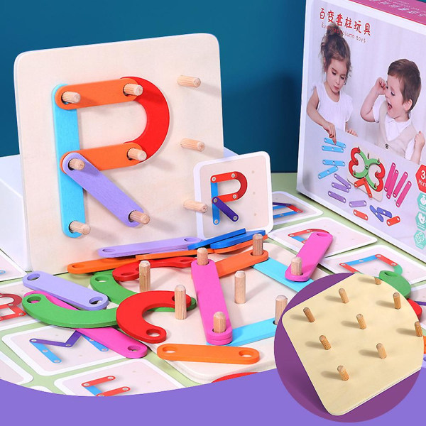 Pedagogiska trä geometriska sorteringsbräda block barn baby pedagogiska leksaker flerfärgad