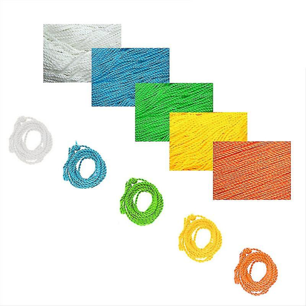 Professionella yoyo-strängar i 100 % polyester för lyhörda och okänsliga yoyos - paket med 25 slumpmässiga blå