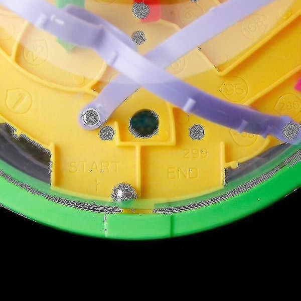 299 Barriärer 3d Magic Intellect Ball Balance Maze Game Pussel Globe Toy Kid Gift flerfärgad