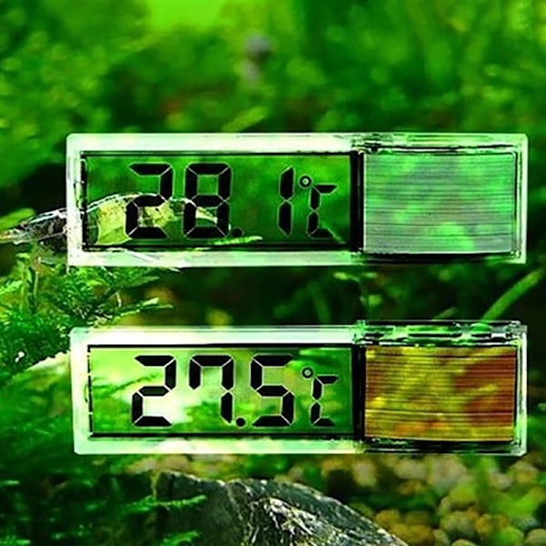 Akvarietermometer Elektronisk LCD Digital Fisk Tank gold