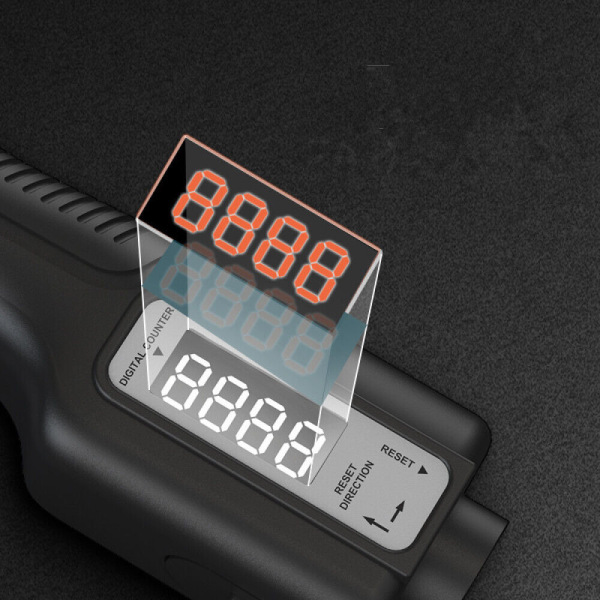 LED-handgreppsförstärkare Counter 10-100Kg Justerbar greppstyrketränare Black