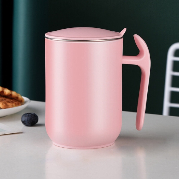 550 ml termosmugg i rostfritt stål Te Kaffe thermal resemugg isolerad Pink