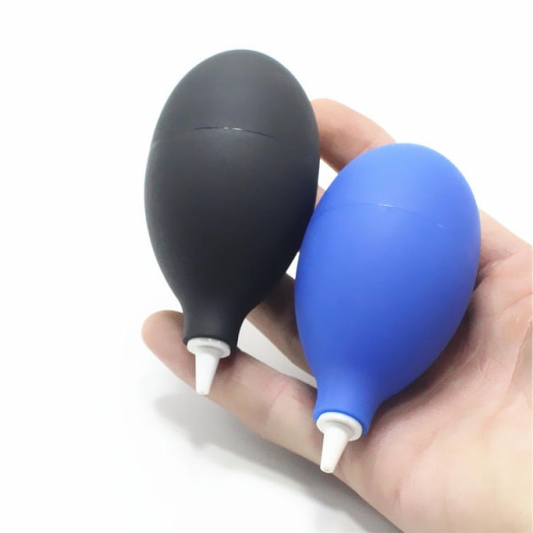 Squeeze Ball Pump Duster Gummi Handhållen Dust Puffer för kameralins Watch Electronics blue
