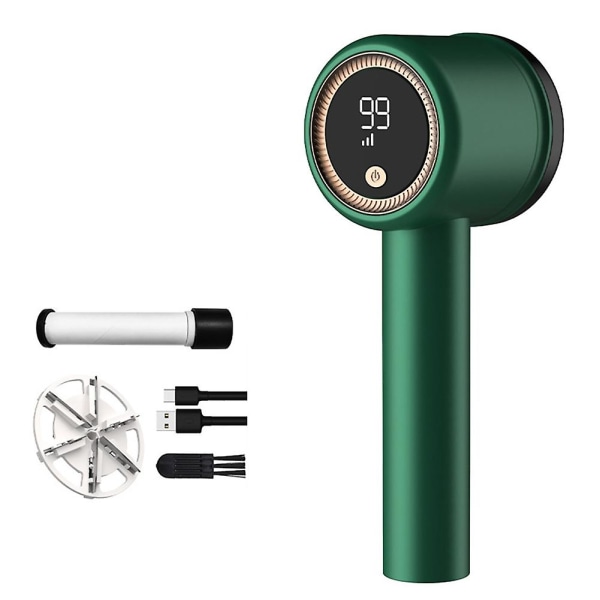 Kläder Hårbollstrimmer USB Uppladdningsbar Elektrisk luddborttagare för spolemaskin Tygboll Gree grön
