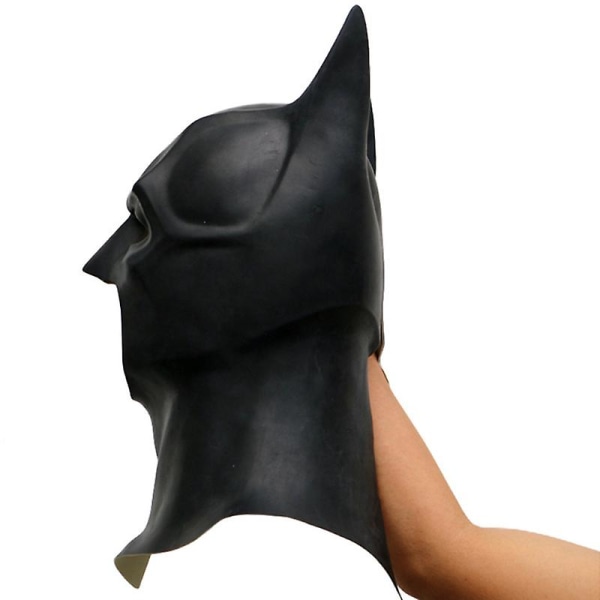 Vuxna Full Mask Cowl Batman Halloween Party Fancy Dress Cosplay Kostym rekvisita svart