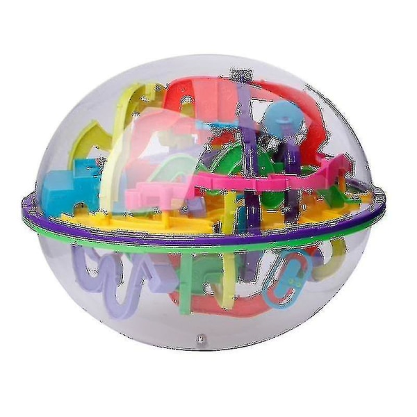 299 Barriärer 3d Magic Intellect Ball Balance Maze Game Pussel Globe Toy Kid Gift flerfärgad