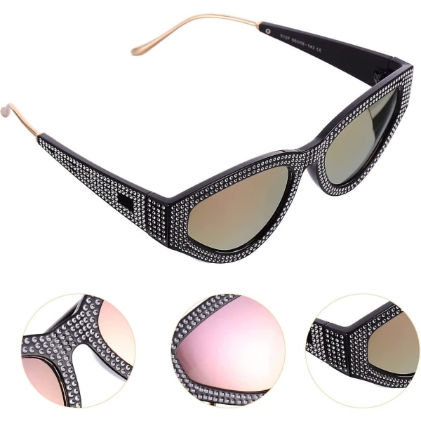 Dam Holiday Beach Solglasögon Solglasögon Mode UV-skyddsglasögon svart