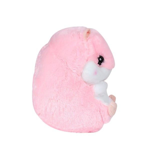 Söta plysch hamster gosedjur leksaker med filt pink With Blanket