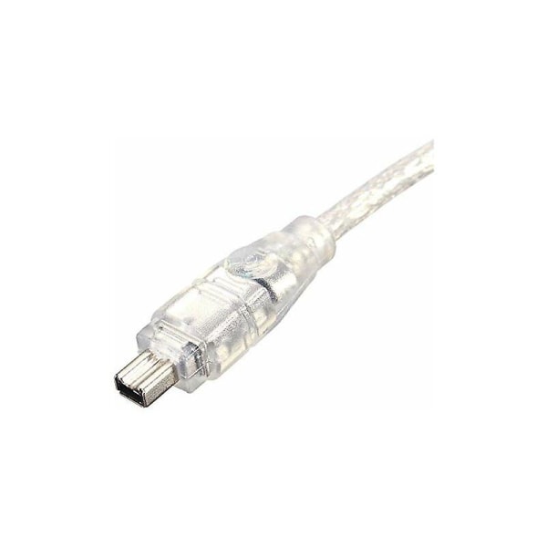 USB hane till firewire Ieee 1394 4 stift hane Ilink adapterkabel för Sony Dcr-trv75e Dv transparent