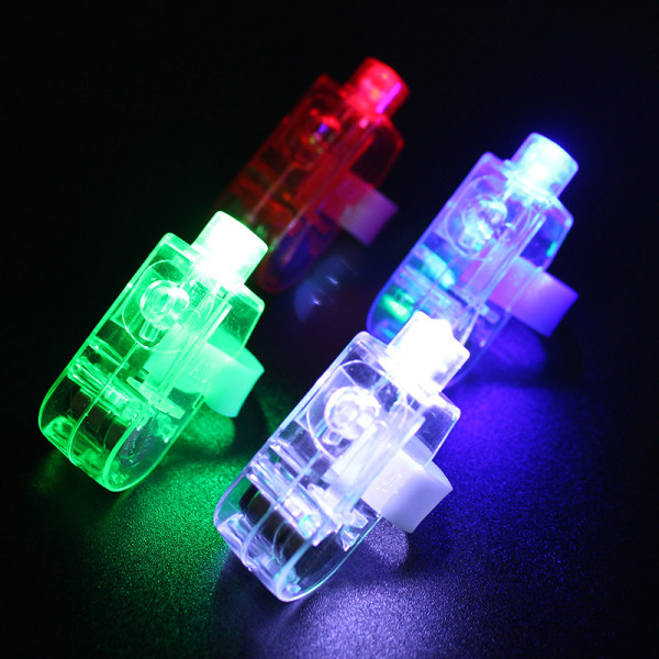Pieces LED Finger Lights LED Party Finger Lights Finger Ficklampa Party Favor Lights för pojkar Flickor Green