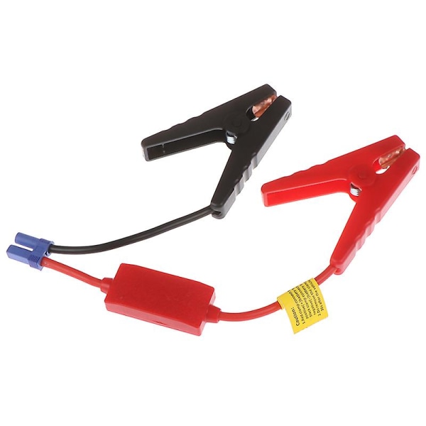 Booster Cable Jumper Clamp Bilbatteri Jump Starter Förhindra omvänd laddning svart