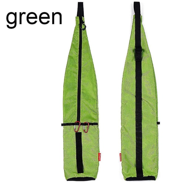 Vattentät vandringsstångsväska med hög styrka, bärbar förvaringsväska för fiskespö Green