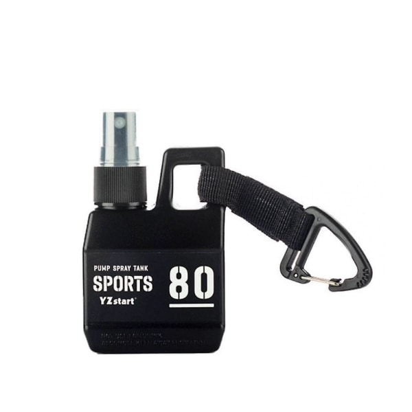 80ml Outdoor Camping Portable Pump Parfym Refillable Spray Bottle Empty Cosmeti Black 1 pc