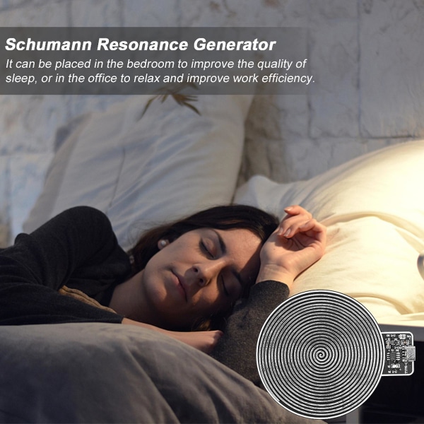 Schumann Wave Generator 7.8hz Ultralågfrekvent puls Schumann Resonance Generator USB driven Aud grå