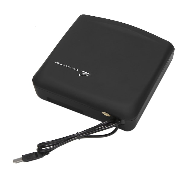 Bilradio cd/dvd diskboxspelare med USB signalöverföring extern stereo för bil multimediaspelare svart