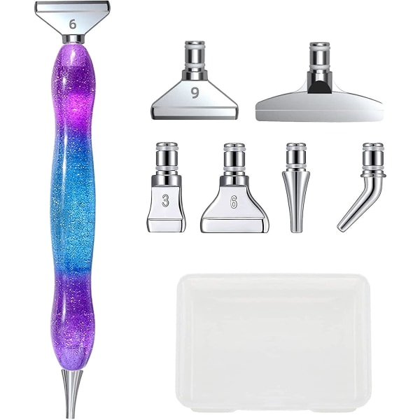 DIY Diamond Paint Pen Tillbehör och Verktyg Diamond Paint Pen Kit lila