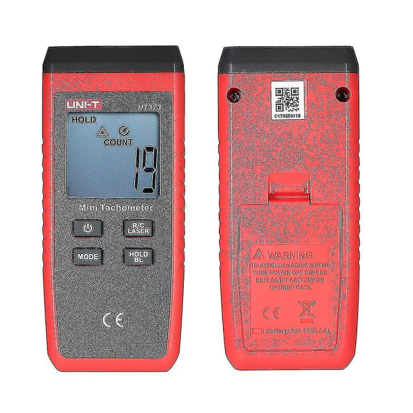 Uni-t Ut373 Handhållen LCD digital varvräknare Mätare Varvtalsmätare Mätning Range 0 ~ 99999 Antal röd