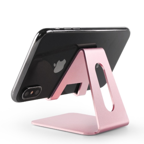 Universal Tablettställ Hållare Mobiltelefon Skrivbordsfästen För iPhone Samsung iPad Rose Gold