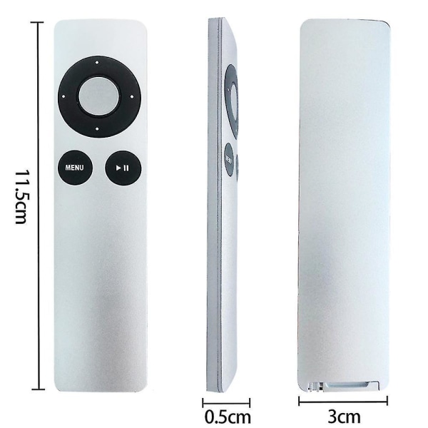 Ersättningsfjärrkontroll för TV Lämplig för Apple Tv 1/2/3 Generation Mac Ipod Iphone A vit
