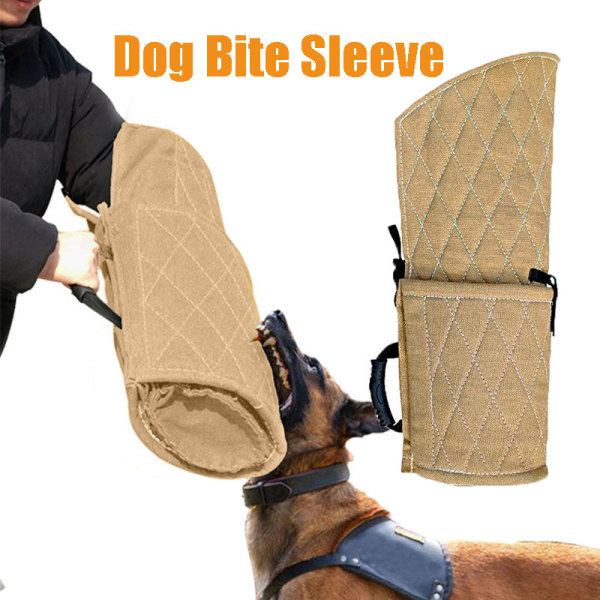 Dog Bite Sleeve Heavy Duty Training Intermediate för stora raser Armskydd Yellow